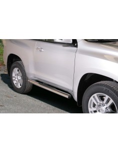 Pedane laterali acciaio inox lucido 70mm Toyota Land Cruiser 150 3P dal 201