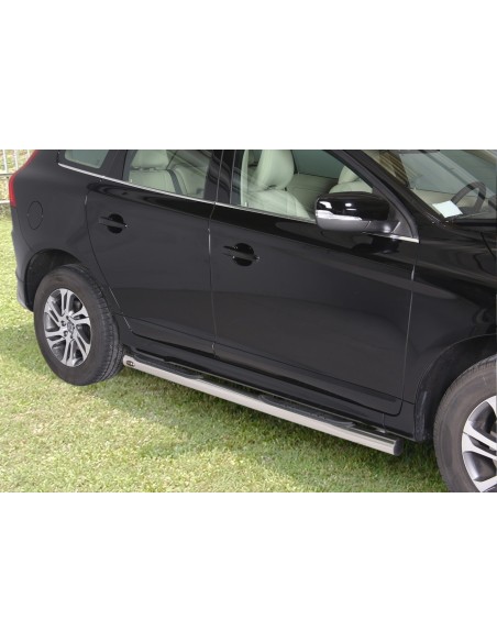 Pedane laterali acciaio inox lucido 70mm Volvo XC60 2014 2017