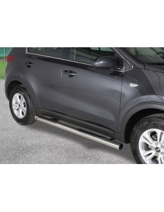 Pedane laterali inox lucido 70mm Kia Sportage 2016 2021