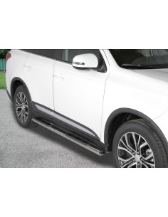 Pedane laterali inox lucido 70mm Mitsubishi Outlander 2013 2014