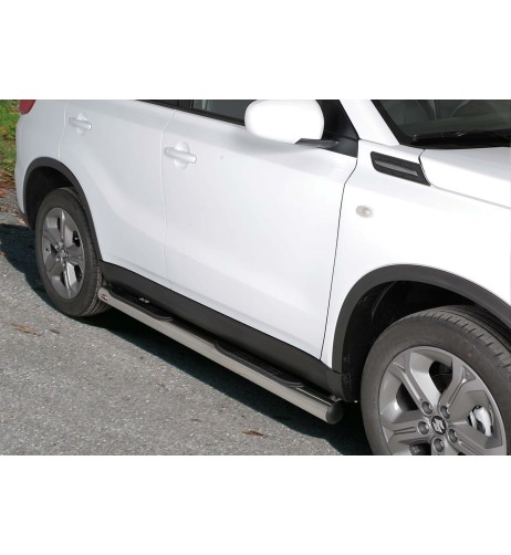 Pedane laterali inox lucido 70mm Suzuki Vitara 2015 2018