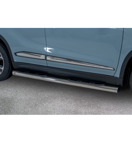 Pedane laterali inox lucido 70mm Suzuki Vitara dal 2019