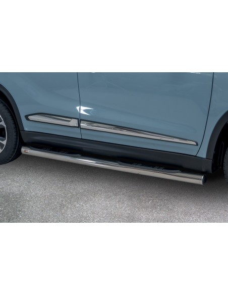 Pedane laterali inox lucido 70mm Suzuki Vitara dal 2019