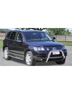 Pedane laterali inox lucido 70mm Volkswagen Touareg 2007 2009 2