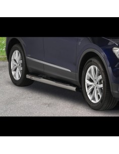 Pedane laterali inox lucido 70mm VW Tiguan dal 2016