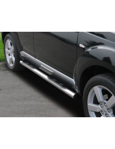 Pedane laterali inox lucido Mitsubishi Outlander 2010 2012