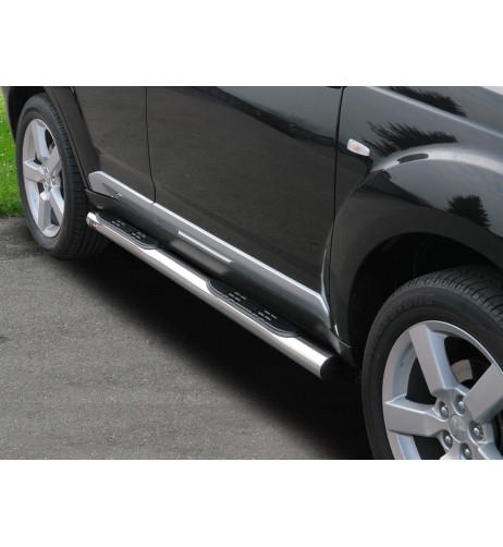 Pedane laterali inox lucido Mitsubishi Outlander 2010 2012