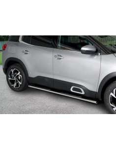 Pedane laterali inox lucido ovali Citroen C5 Aircross 2018 2025