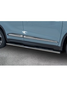 Pedane laterali inox lucido ovali Suzuki Vitara dal 2019