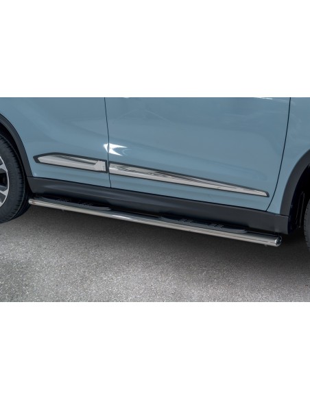 Pedane laterali inox lucido ovali Suzuki Vitara dal 2019