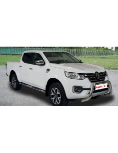 Pedane laterali inox ovali lucido Renault Alaskan doppia cabina 2