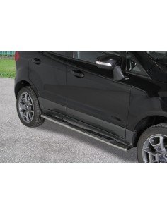 Pedane laterali ovali acciaio inox lucido Ford Ecosport dal 2014