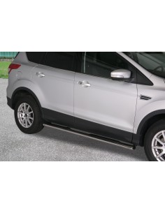 Pedane laterali ovali acciaio inox lucido Ford Kuga 2013 2016