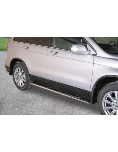 Pedane laterali ovali acciaio inox lucido Honda CR V dal 2010 al 2012