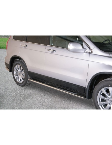 Pedane laterali ovali acciaio inox lucido Honda CR V dal 2010 al 2012