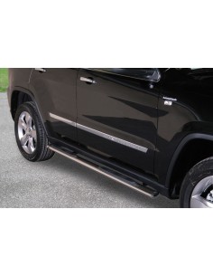 Pedane laterali ovali acciaio inox lucido Jeep Grand Cherokee dal 2011