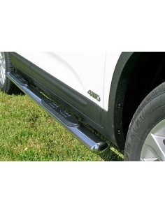 Pedane laterali ovali acciaio inox lucido Kia Sorento dal 2009 al 2011