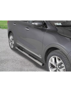 Pedane laterali ovali in acciaio inox 70mm Kia Sorento 2015 2020