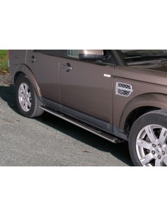 Pedane laterali ovali in acciaio inox lucido Land Rover Discovery 4 2009 20