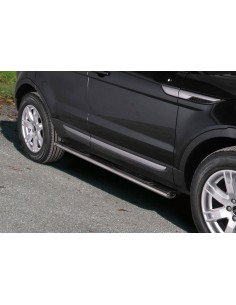 Pedane laterali ovali in acciaio inox lucido Land Rover Evoque dal 2012