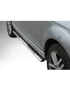 Pedane laterali ovali in acciaio inox lucido Mitsubishi Outlander 2013 2019