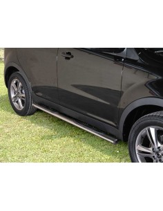 Pedane laterali ovali in acciaio inox lucido SsangYong Korando dal 2010