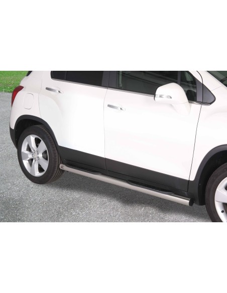 Pedane laterali ovali inox lucido 70mm Chevrolet Trax dal 2013