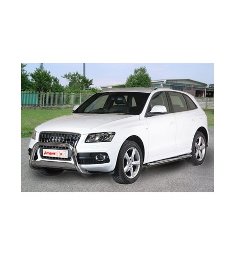 Pedane laterali ovali inox lucido Audi Q5 2008 2015
