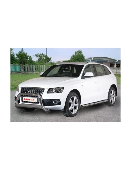 Pedane laterali ovali inox lucido Audi Q5 2008 2015