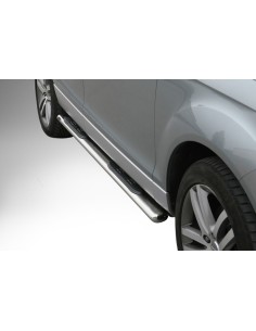 Pedane laterali ovali inox lucido Audi Q7 2006 2015