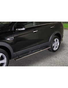 Pedane laterali ovali inox lucido Chevrolet Captiva 2011 2018