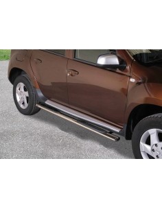 Pedane laterali ovali inox lucido Dacia Duster 2010 2017