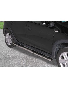 Pedane laterali ovali inox lucido Dacia Sandero Stepway 2013 2020