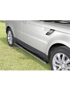 Pedane laterali ovali inox lucido Land Rover Range Sport dal 2014