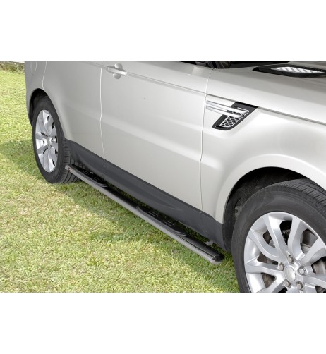 Pedane laterali ovali inox lucido Land Rover Range Sport dal 2014