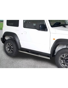 Pedane laterali ovali inox lucido Suzuki Jimny dal 2018