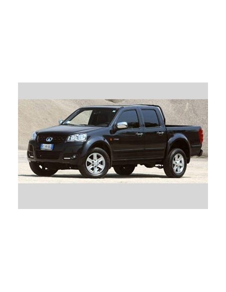 Pedane laterali S50 alluminio NERO Great Wall Steed 2009 2017