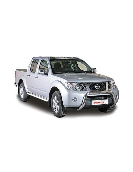 Pedane laterali S50 alluminio NERO Nissan Navara D40 2005 2015