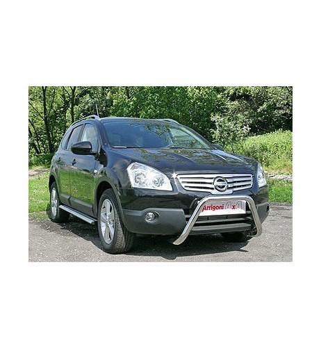 Pedane laterali S50 alluminio NERO Nissan Qashqai 2