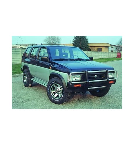 Pedane laterali S50 alluminio NERO Nissan Terrano fino al 1995