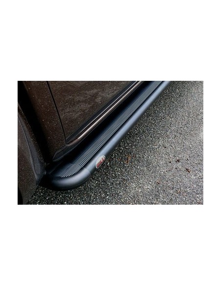 Pedane laterali S50 alluminio NERO Nissan X Trail dal 2007 al 2010