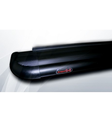 Pedane laterali S50 alluminio NERO Nissan X Trail dal 2007 al 2010
