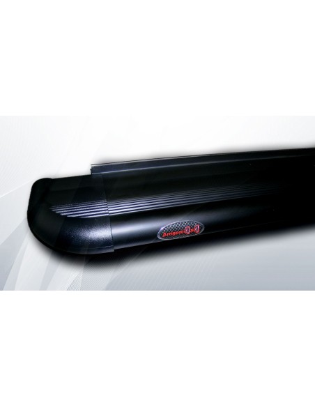 Pedane laterali S50 alluminio NERO Nissan X Trail dal 2007 al 2010
