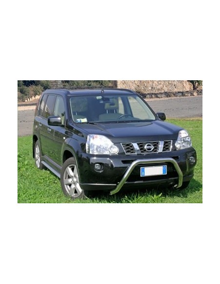 Pedane laterali S50 alluminio NERO Nissan X Trail dal 2007 al 2010