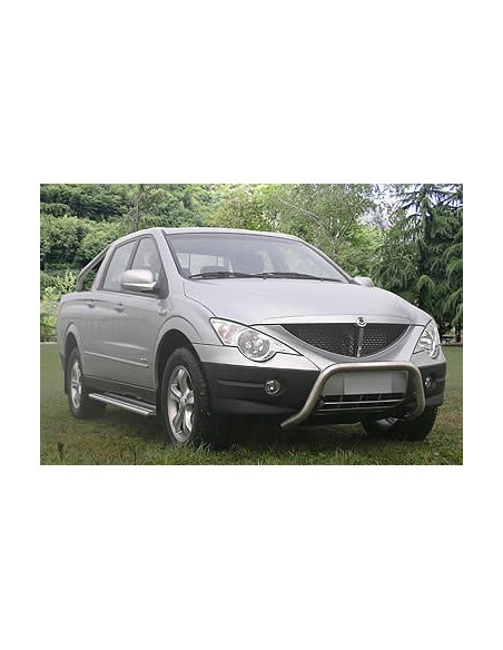 Pedane laterali S50 alluminio NERO SsangYong Actyon Sport 2007 2011