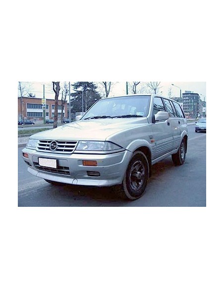 Pedane laterali S50 alluminio NERO SsangYong Musso
