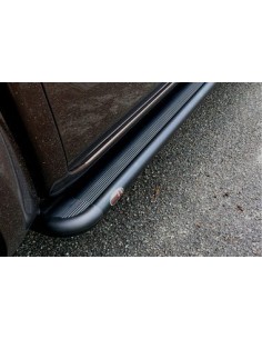 Pedane laterali S50 alluminio NERO SsangYong Rexton dal 2001 al 2012