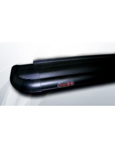 Pedane laterali S50 alluminio NERO SsangYong Rexton dal 2001 al 2012 2