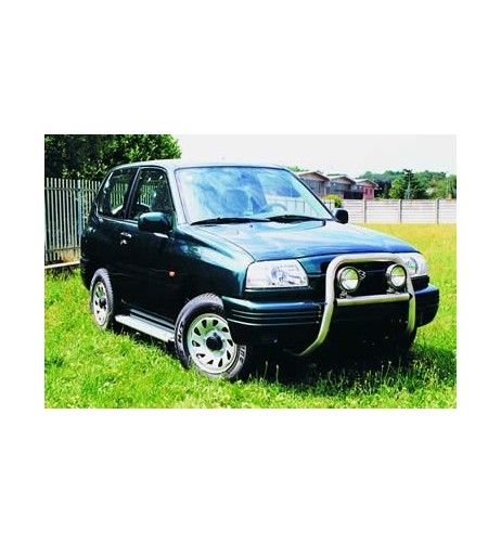 Pedane laterali S50 alluminio NERO Suzuki Grand Vitara 4 porte 1997 2003