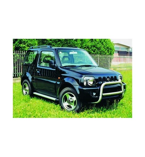 Pedane laterali S50 alluminio NERO Suzuki Jimny fino al 2011